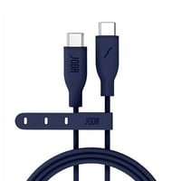 جودا - سلك شاحن تايب سي الى تايب سي من السيليكون ب...