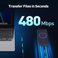 جودا - سلك شاحن تايب سي الى تايب سي FIBER 240 بقوة...