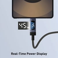 جودا - كيبل LUMEN بشاشة رقمية شحن فائق 240 واط - ا...