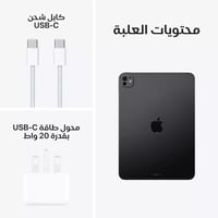 ابل ايباد برو 2024، شريحة ، 13 بوصة، 256 جيجا