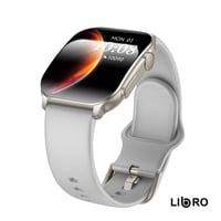 ساعة ليبرو الذكية شاشة امولد بتصميم منحني أنيق بطا...