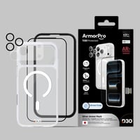 أرمر برو - بكج 4 في 1 حماية متكاملة أيفون 17 برو -...