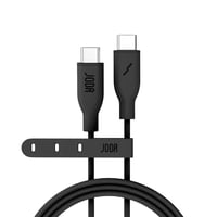 جودا - سلك شاحن تايب سي الى تايب سي من السيليكون ب...