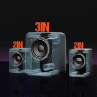 ميشن - سماعات كمبيوتر ألعاب بإضاءة RGB وبلوتوث 5.0...