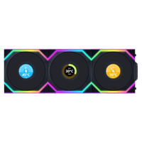 مراوح ليان لي UNI FAN SL LCD مع شاشة LCD 1.6 بوصة،...