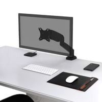 حامل شاشة واحدة من Port Designs - أسود