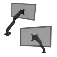 حامل شاشة واحدة من Port Designs - أسود