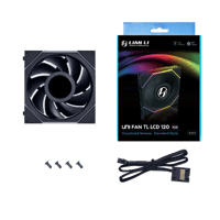 مراوح ليان لي UNI FAN TL LCD مع شاشة LCD 1.6 بوصة،...