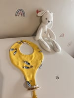 مريلة رضع بحامل لهايه او عضاضه قطن 100%