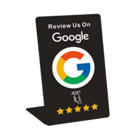 بطاقة تقيم قوقل لون اسود ثابته NFC