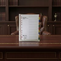 فواصل ملفات اطلس 10 لون