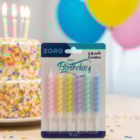 طقم شموع 6 قطعة زورو zo -41532