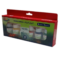 الوان اكريليك 25 مل 6 لون دنيا DO-46064