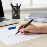 اقلام تحديد دائم ازرق فابر كاستيل