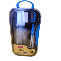 طقم هندسة مدرسية بريما علبة بلاستيك