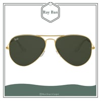 نظارة شمسية بتصميم كلاسيك aviator من ماركة Ray.Ban...