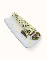 حلقوم ب الكيوي حشوه شوكلاته مغلف لوز