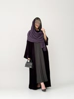 عباية مخمل - بنفسجي