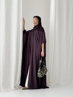 عباية كريب - بنفسجي