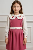 مريول مدرسي قطعتين منفصل ( قميص وشباح)