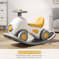 عجلة ركوب وحصان هزاز ولوح توازن 3 في 1