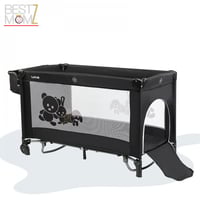 محبس أطفال هزاز متنقل قابل للطي