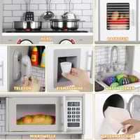 مطبخ أطفال تفاعلي بتصميم جميل