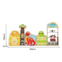 رفوف تخزين خشبية للروضات والمنازل