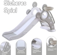 منزلق ممتع للاماكن المغلقة او المفتوحة باللون الرم...