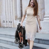 عربة أطفال Qz1 خفيفة بإصدار جديد فاخر