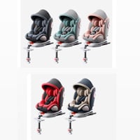 كرسي سيارة دوار بنظام isofix مع ساق داعم