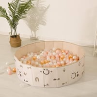 حوض كرات قابل للطي باللون البيج