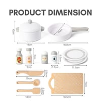 مطبخ خشبي تفاعلي للاطفال بصنبور مياه