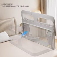 حاجز سرير الطفل بلونين مختلفين