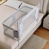 حاجز سرير الطفل بلونين مختلفين