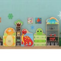 رفوف تخزين خشبية للروضات والمنازل