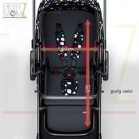 عربيه اطفال خفيفة الوزن ثنائية الاتجاه