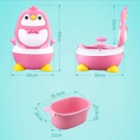 مقعد حمام صغار البطريق المحمول