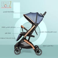 عربة أطفال Qz1 خفيفة بإصدار جديد فاخر