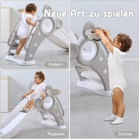 منزلق ممتع للاماكن المغلقة او المفتوحة باللون الرم...