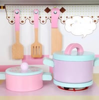 مطبخ اطفال خشبي للصغيرات