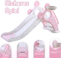 تزحلق ممتع للاماكن المغلقة او المفتوحة باللون الور...