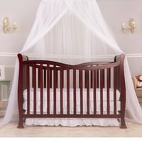 سرير أطفال خشبي قابل للتعديل بتصميم أنيق