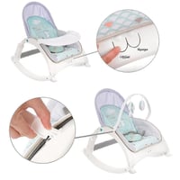 كرسي هزاز للأطفال مع صينية طعام