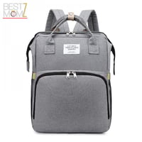 حقيبة أمهات متعددة الوظائف تتحول لسرير أطفال