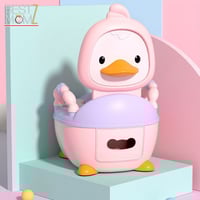 مقعد تدريب المرحاض للأطفال-اصفر