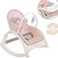 كرسي هزاز للأطفال مع صينية طعام