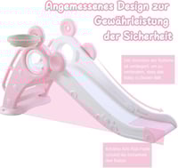 تزحلق ممتع للاماكن المغلقة او المفتوحة باللون الور...