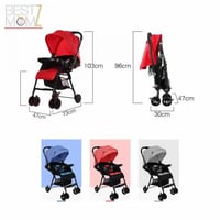 عربة اطفال اتجاهين خفيفة الوزن