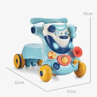 تعليم مشي للأطفال مع لعبة ركوب